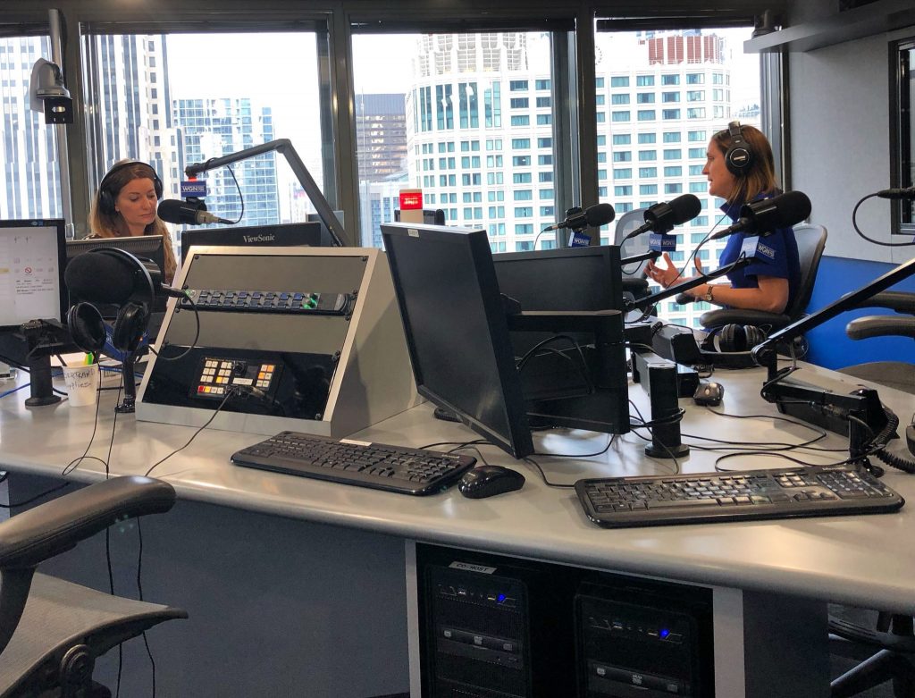 Jen Walling on WGN radio in early 2020